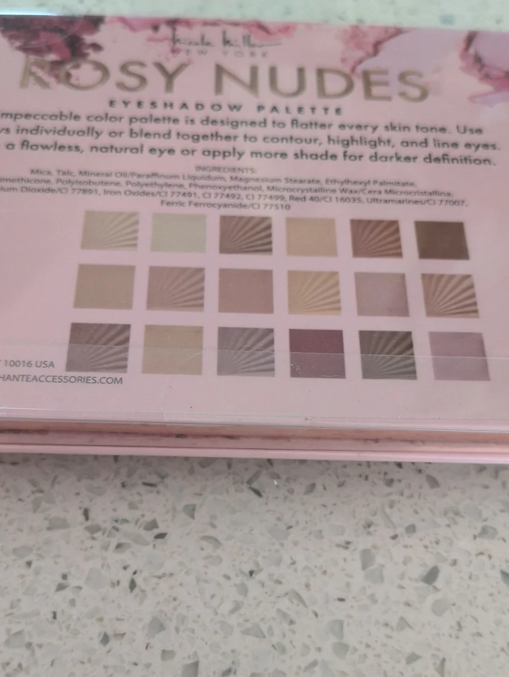 Nicole Miller Rosy Nude & Golden Nudes Eyeshadow Duo - New Bundle